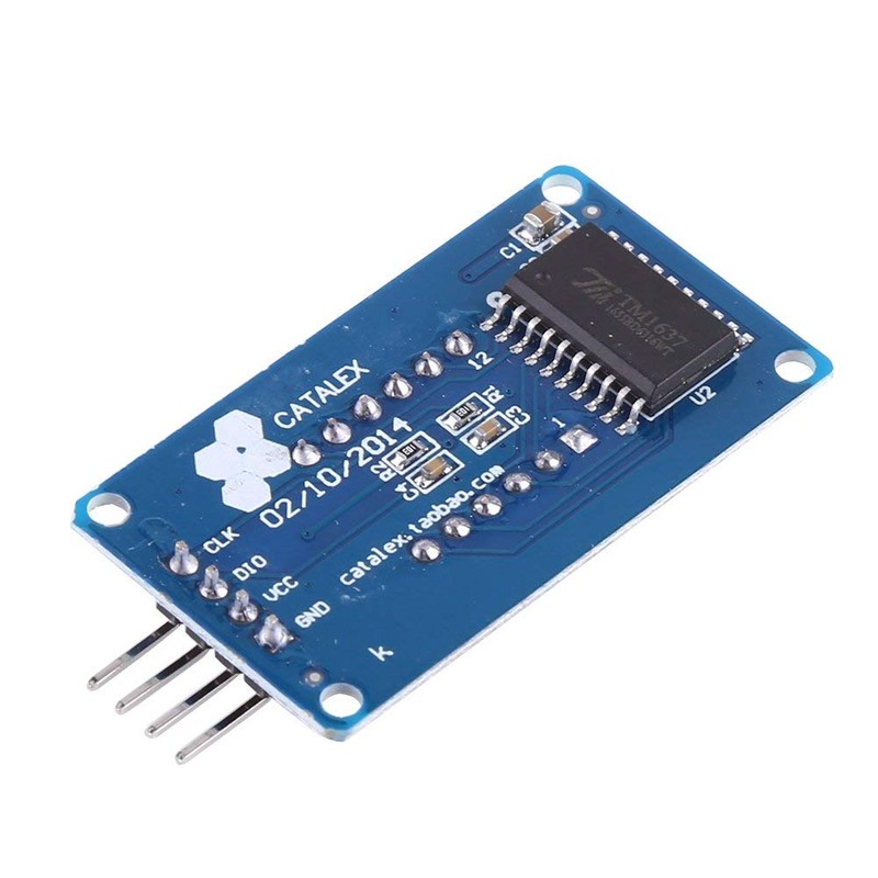 4Pcs 0.36 Inch 3.3~5.5V LED 4-Digit Adjustable Brightness Display Module