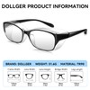 Dollger Safety Glasses With Progressive Reading 1.5 Lens and blue