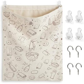 Reusable Dirty Rag Storage Bag Over the Door Hamper