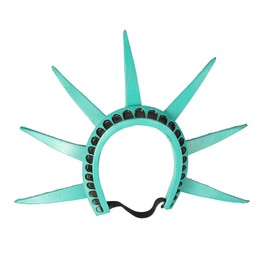 Bulex Statue of Liberty Costume Accessories Crown Torch, Statue of Lady Liberty Hat Headband (Headband)