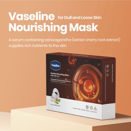 Vaseline Nourishing Face Facial Mask Sheet - Skin Care Essence, HYDRATION RETENTION, SKIN BARRIER REINFORCEMENT [Made in Korea]