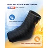 Ankle Ice Pack Wrap with Dual-Freezestorm Cooling Gel for Sprained,