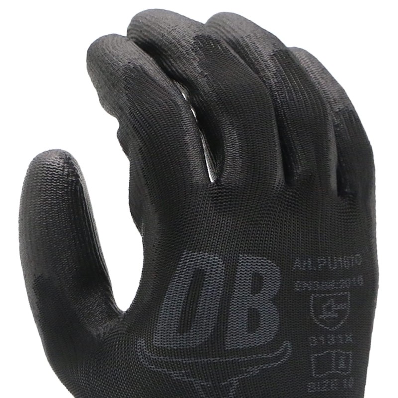Durabull Protective Work Gloves. 12 Pack Of PU Coated CE
