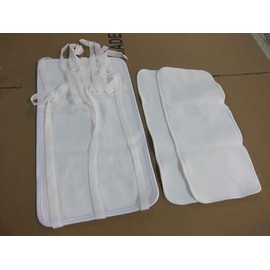 Castor Oil Pack wrap Organic Cotton 2 Flannels & Adjustable Wrap - Reusable & Comfortable for Liver Detox, Lymphatic Drainage & Wellness - Soft & Skin-Friendly Design