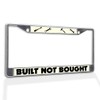 Fastasticdeals Metal Insert License Plate Frame Built Not Bought Weatherproof