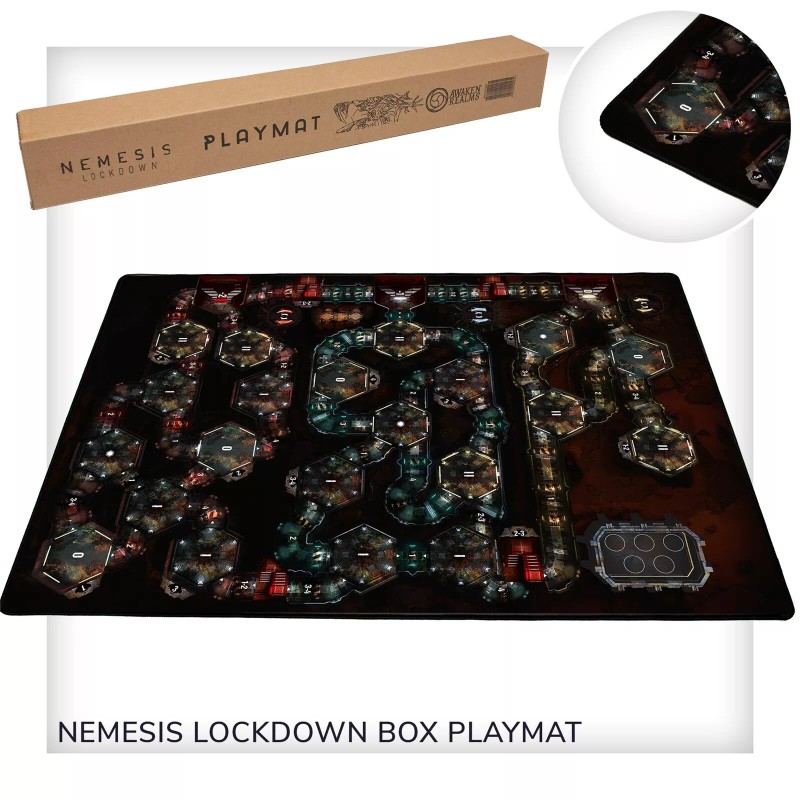 Awaken Realms NEMESIS LOCKDOWN / Board Game Playmat / Awaken