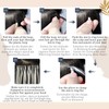 Ugeat Real Hair Extensions, Bonded Micro Ring, Micro Loop Extensions,