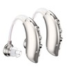 K&FCOPTEE Rechargeable Hearing Aids Seniors BTE Invisible Vioce Amplifiers Volume