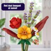 Mini Bricks Flower Bouquet Building Kit Sets, Artificial Roses Flowers