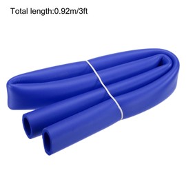 QUARKZMAN Foam Hose for Handle Support, Pipe Insulation Outside Pipe Coating, 28 mm (1 1/8 Inch) ID 38 mm (1.5 Inch) OD 0.92 m Blue