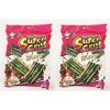 Super Crisp Grilled Seaweed Snack, Kimchi Flavor, Wavy Cut, 0.84