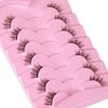 Half Lashes Natural Look Wispy Soft Strip Mink Eyelashes Cat