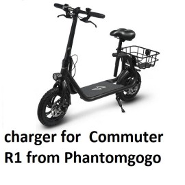 Phantomgogo Commuter R1 450w 🔥Electric Bike Scooter battery Charger for Phantomgogo Commuter R1 450w