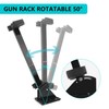 10L0L Golf Cart Gun Rack,Stand Up Gun Holder,Adjustable Guns Mount