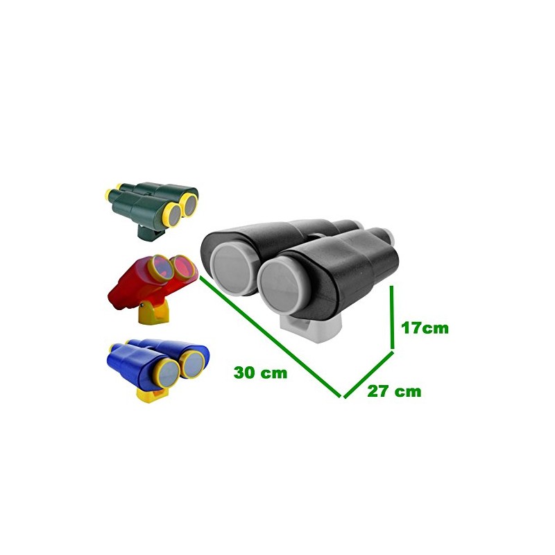 Big Telescope for Play tower, pivotable and rotatable - blue