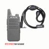 Retevis RT22 Walkie Talkie Earpiece with Mic, 2 Pin Earhook