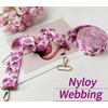 Printed Flower Nylon Webbing with Buckle 1 1/2 inch 6