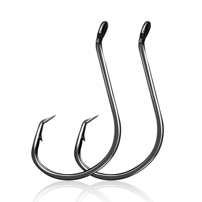 Fishing Hooks 2X Strong Offset Octopus Circle Hooks Freshwater Saltwater
