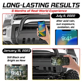 Back to Black Trim Restorer, Car Plastic Restorer, Exterior and Interior Car Cleaning Kit, Restore Faded Plastic, Vinyl & Rubber, Resists Water, UV Rays, Dirt (50ml)