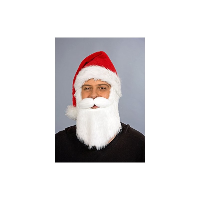 Santa Plush Hat with Beard