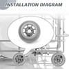 8Pcs Dishwasher Basket Wheels, 165314 Lower Basket Wheel Replacement for