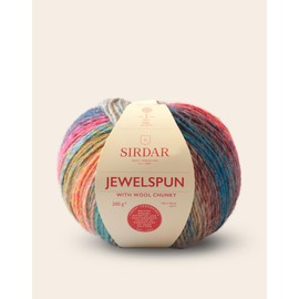 Sirdar Jewelspun Chunky with Wool 0204 Precious Reef