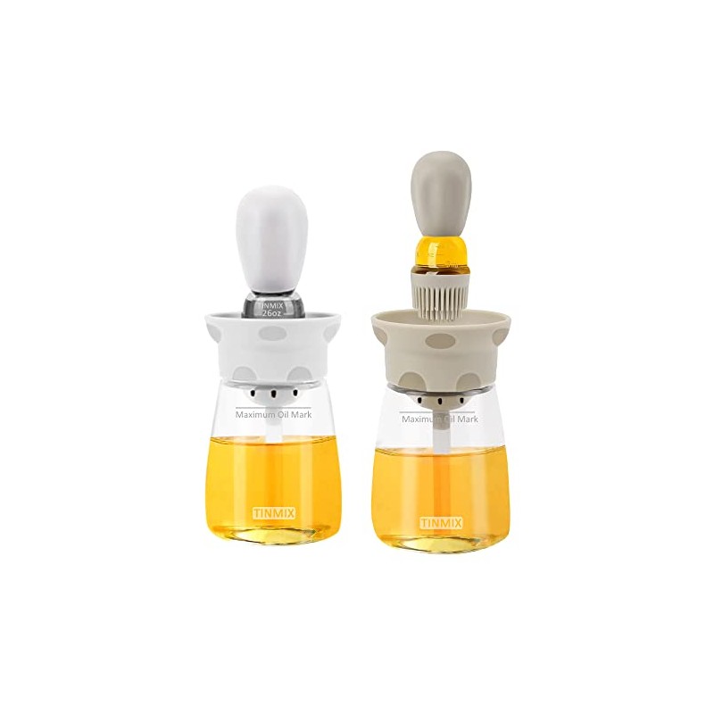 TINMIX 2PCS Straws Oil Dispenser Bottle T-OB22 and T-OB23, Pipes