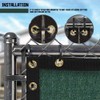 TANG Sunshades Depot Green 4x5' FT Privacy Fence Screen Temporary