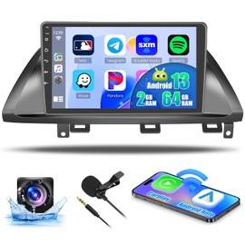 [2+64G] Hikity Wireless Carplay Radio for Honda Odyssey 2005-2010 with Android Auto, 10 Inch Android 13 HD Touch Screen Car Stereo with GPS/Bluetooth/WiFi/SWC/EQ Backup Camera
