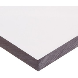 Impact Resistant Polycarbonate Sheet, Smooth, ASTM D 3935, Clear, 1/4" Thick, 24" Width, 48" Length