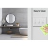 OKAWYC Triple Toggle Light Switch Cover Aria Metal Wall Plate,