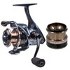 Zenith Okuma EPXT-40PLUS Universal Spinning Reel with Shallow Groove Aluminum