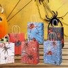 Tinoaly 24pcs Spider Party Favors Bags, 6 Styles Double Sided