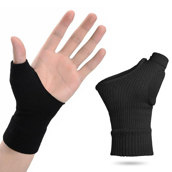 YUUSIKCO 1 Pair Hand Bandage Arthritis Compression Gloves, Fingerless Glove