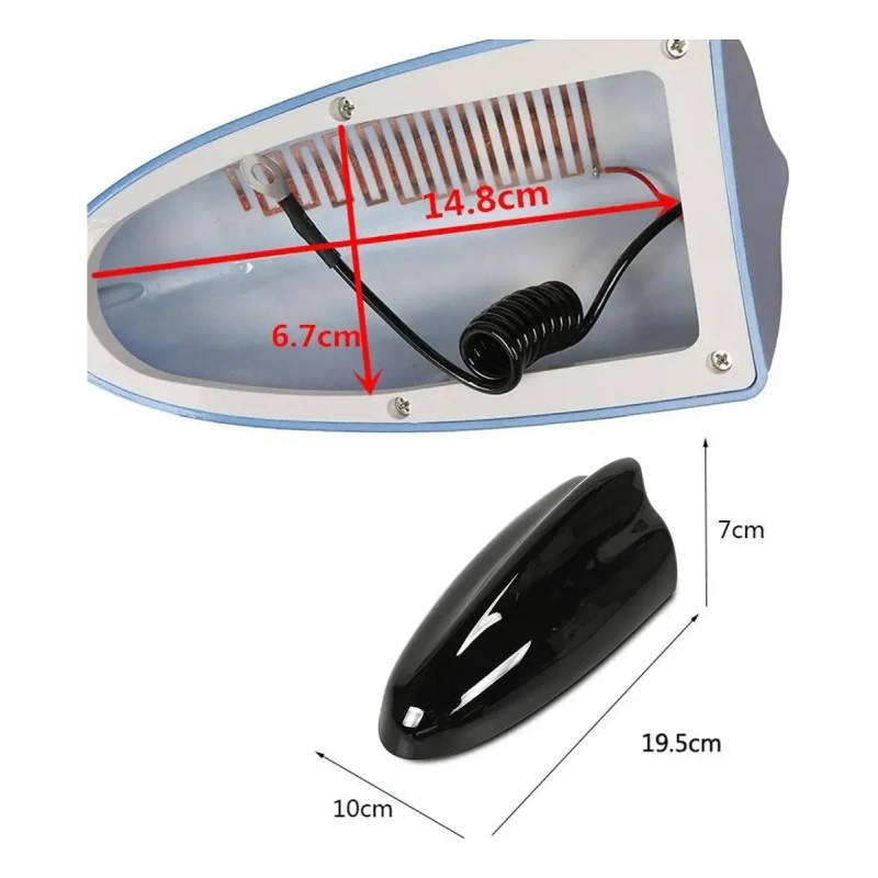 Antena Aleta Tiburon Radio Universal Auto Estereo Suv Pickup