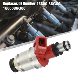 X AUTOHAUX Set of 4 Fuel Injectors 16600-86G00 for Nissan Pickup D21 2.4L I4 1990-1995