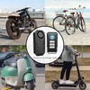 KCMYTONER 113db Loud Bicycle Alarm System Anti Theft,Vibration Sensing Bike