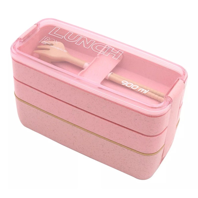 CL Lonchera Contenedora De Alimentos 3 En 1 Lunch Box