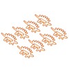 100pcs Paper Clips Portable Mini Cute Dinosaur Shape Electroplated Metal