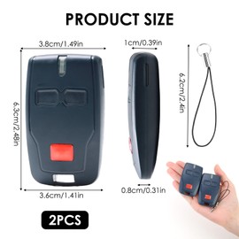 Garage Door Remote Control BFT 433.92 MHz for Automatic Gates, Rolling Code Garage Door Opener Compatible with BFT Mitto 2 B, Ghibli, Kleio, TRC 2, RCB2, Garage Door Remote Control for Mitto 2 B RCB2