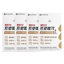 Chong Kun Dang Health Promega Altige Omega 3 Triple 760mg x 60 capsules 4 / JJ Mall / 종근당건강 프로메가 알티지 오메가3 트리플 760mg x 60캡슐 4개 / JJ몰