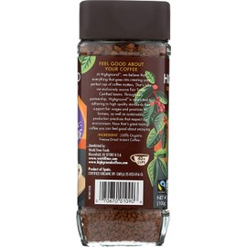 Highground Organic Instant Regular Coffee, 3.53 Ounce