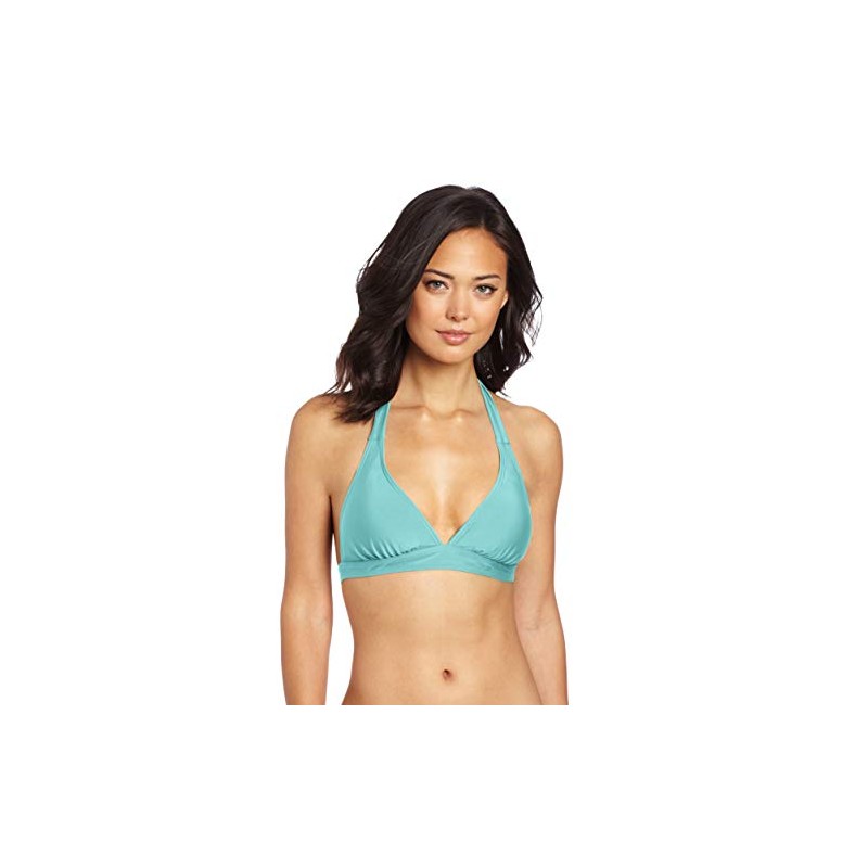 prAna Lahari - Camiseta de natación con Halter, Color Verde