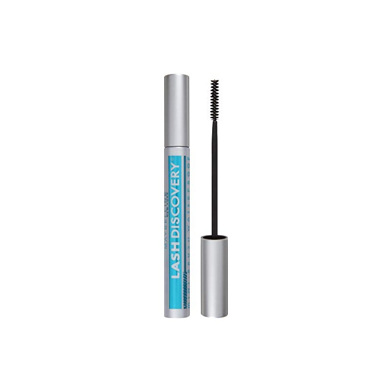 Maybelline Lash Discovery - Mascara lavable, muy negro, 0,16 onzas