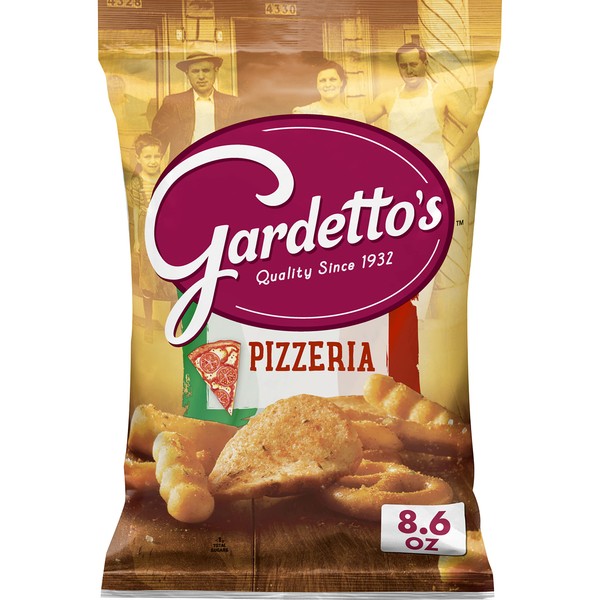 Gardetto's Snack Party Mix, Pizzeria, Savory Pub Mix Snack Bag, 8.6 oz