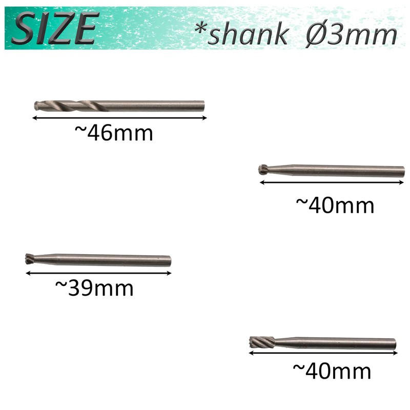 AERZETIX - C77471-30-Piece Sanding Set Wood Milling Drill Bit Holder