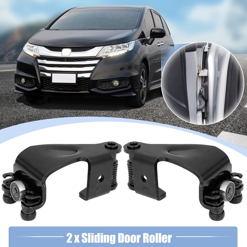 X AUTOHAUX 1 Pair Sliding Door Roller 72561-TK8-A11 72521-TK8-A11 Front