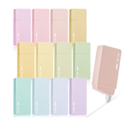 Mr. Pen- Aesthetic Correction Tape Bulk, 0.2" x 236", 12 pcs, Pastel Colors, Cute Correction Tape
