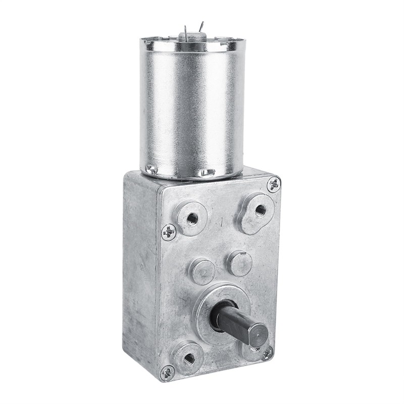 DC 12V Gear Motor CW/CCW Gear Motor Reversible Worm Gear