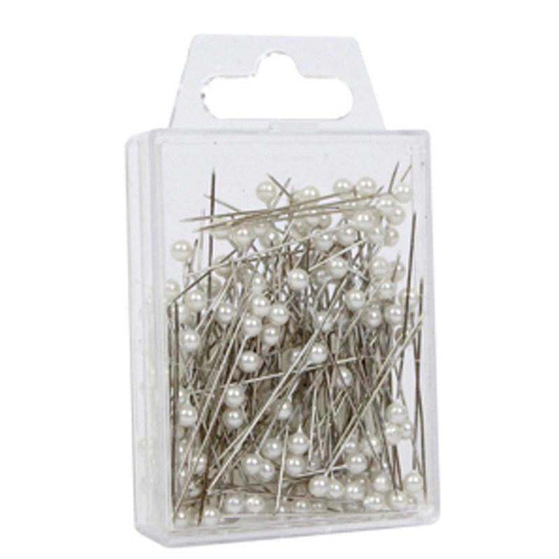 White Round Head Pearl Pins Weddings & Buttonholes